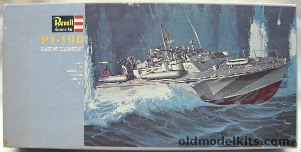 Revell 1/72 PT-190 'Jack Of Diamonds' Patrol Torpedo Boat, H312-200 plastic model kit